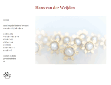 Tablet Screenshot of hansvanderweijden.nl